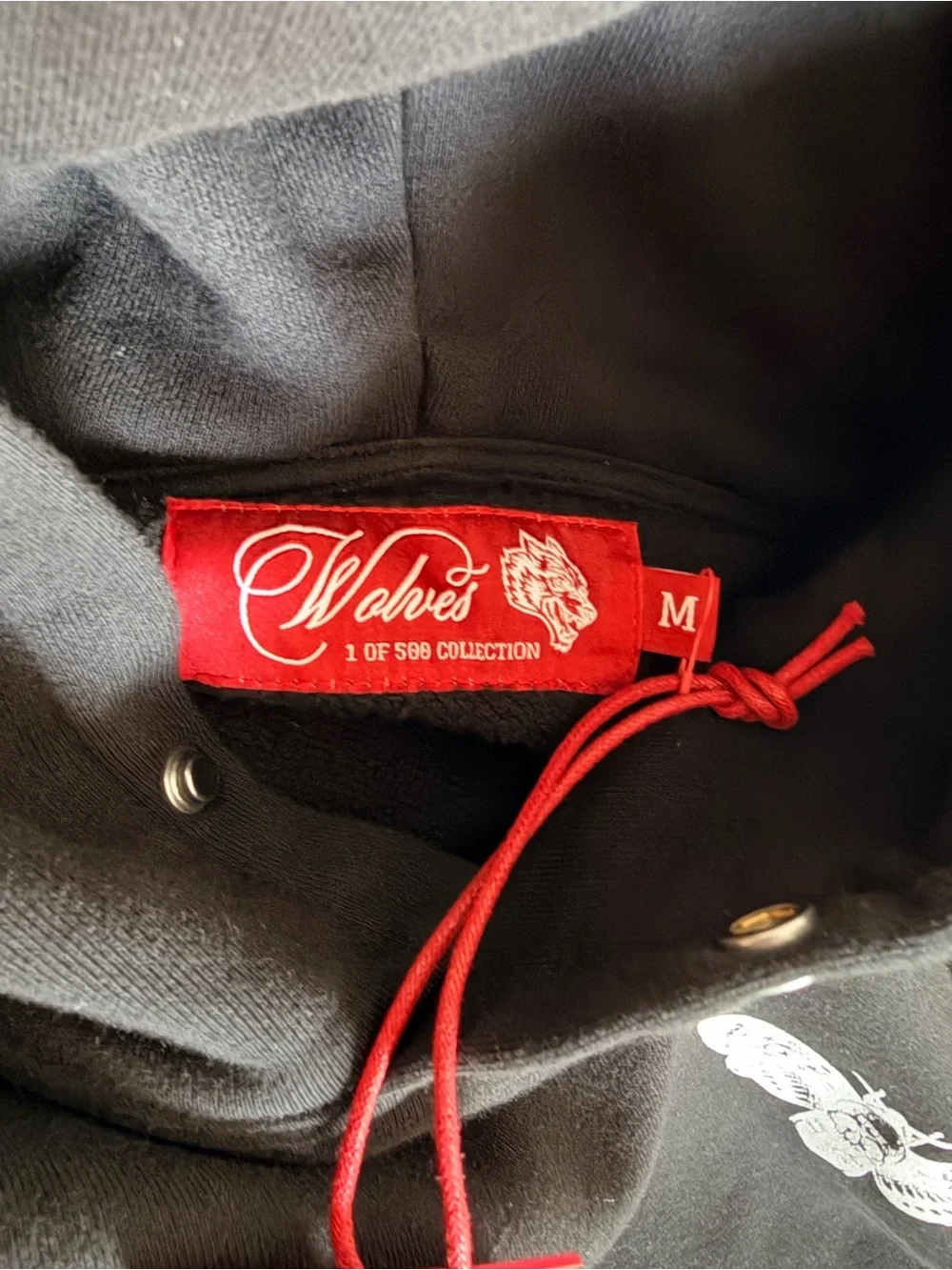 Darc Sport Black Hoodie with White Graphics
